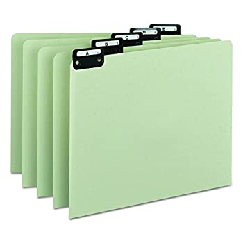 【中古】【輸入品・未使用】Green Recycled Top Tab Guides%ｶﾝﾏ% Alpha%ｶﾝﾏ% 1/5 Tab%ｶﾝﾏ% Pressboard%ｶﾝﾏ% Letter%ｶﾝﾏ% 25/Set (並行輸入品)