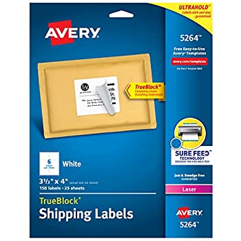 【中古】【インポート品・未当て嵌める】Shipping Labels with TrueBlock Technology%ｶﾝﾏ% 3-1/3 x 4%ｶﾝﾏ% White%ｶﾝﾏ% 150/Pack (並行輸入品)