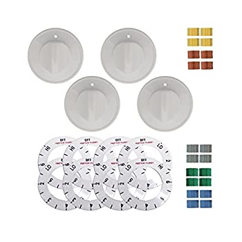 【中古】【インポート品・未当て嵌める】Range Kleen8134Replacement Electric Range Knob Kit-WHITE ELECTRIC KNOB KIT (並行輸入品) キッチン用品・食器・調理器具-その他