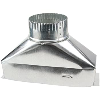 【中古】【輸入品・未使用】DGT34 Galvanized Round Transition (4) by Deflecto