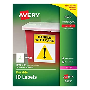 【中古】【輸入品・未使用】Permanent ID Laser Labels%ｶﾝﾏ% 8-1/2 x 11%ｶﾝﾏ% White%ｶﾝﾏ% 50/Pack (並行輸入品) 20,567円