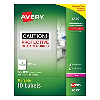 【中古】【輸入品・未使用】Permanent ID Laser Labels%カンマ% 5 x 8-1/8%カンマ% White%カンマ% 100/Pack (並行輸入品)|ムジカ&フェリーチェ店