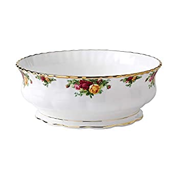 【中古】【インポート品・未当て嵌める】Royal Albert Old Country Roses China - 3.8l. Serving Bowl