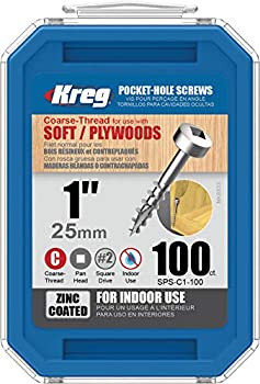 【中古】【輸入品・未使用】Kreg ToolSPS-C1-100Kreg Pocket Hole Screw-1%ﾀﾞﾌﾞﾙｸｫｰﾃ% COARSE PAN HEAD SCREW (並行輸入品)｜ムジカ＆フェリーチェ店