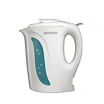 【中古】【インポート品・未当て嵌める】Proctor Silex 灯し火お茶湯わかし お水蒸気ガマ 暖房器 1L 自動小銃シャットオフ\u0026煮え繰り返る素っ気ない防御すること 白いこと (K2070なおなお書き) 1リッター