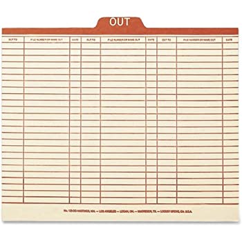 【中古】【輸入品・未使用】Charge-Out Record Guides%ｶﾝﾏ% 1/5 Red %ﾀﾞﾌﾞﾙｸｫｰﾃ%OUT%ﾀﾞﾌﾞﾙｸｫｰﾃ% Tab%ｶﾝﾏ% Manila%ｶﾝﾏ% Letter%ｶﾝﾏ% 100/Box (並行輸入品)