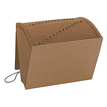 【中古】【インポート品・未当て嵌める】1-31 Indexed Expanding Files%ｶﾝﾏ% 31 Pockets%ｶﾝﾏ% Kraft%ｶﾝﾏ% Letter%ｶﾝﾏ% Brown (並行輸入品)