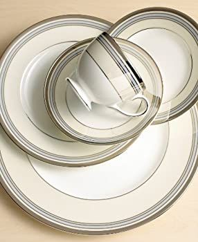 【中古】【輸入品・未使用】Lustreware Pacificストライプ10.75?%ﾀﾞﾌﾞﾙｸｫｰﾃ% Dinner Plate