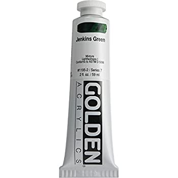 【中古】【輸入品・未使用】Golden Heavy Body Acrylic 2oz-Jenkins Green (並行輸入品)