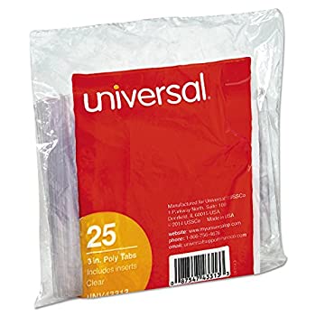 【中古】【インポート品・未当て嵌める】Hanging File Folder Plastic Index Tabs%ｶﾝﾏ% 1/3 Tab%ｶﾝﾏ% 3 1/2 Inch%ｶﾝﾏ% Clear%ｶﾝﾏ% 25/Pack (並行輸入品)