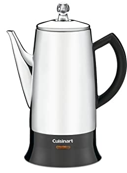 【中古】【輸入品・未使用】Cuisinart PRC-12 Classic 12-Cup Stainless-Steel Percolator%ｶﾝﾏ% Black/Stainless　コーヒー濾し器 [並行輸入品]