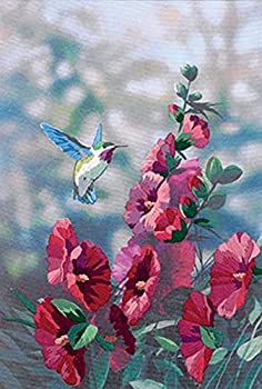 【中古】【輸入品・未使用】Hollyhock's In Bloom Crewel Kit-11%ダブルクォーテ%X16%ダブルクォーテ% Stitched In Wool%カンマ% Yarn & Thread (並行輸入品)|ムジカ&フェリーチェ店