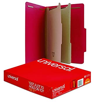 【中古】【輸入品・未使用】Pressboard Classification Folders%ｶﾝﾏ% Letter%ｶﾝﾏ% Six-Section%ｶﾝﾏ% Ruby Red%ｶﾝﾏ% 10/Box (並行輸入品)