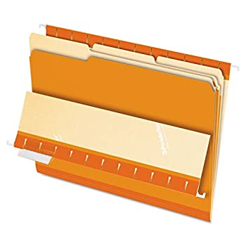 【中古】【輸入品・未使用】Interior File Folders%ｶﾝﾏ% 1/3 Cut Top Tab%ｶﾝﾏ% Letter%ｶﾝﾏ% Orange%ｶﾝﾏ% 100/Box (並行輸入品)