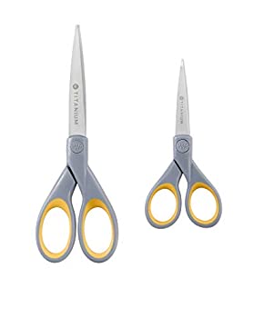 【中古】【インポート品・未当て嵌める】Titanium Straight Scissors 5%ﾀﾞﾌﾞﾙｸｫｰﾃ% \u0026 7%ﾀﾞﾌﾞﾙｸｫｰﾃ%- (並行輸入品)