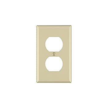 【中古】【インポート品・未当て嵌める】LevitonM25-86003-IMP10-Pack Outlet Wall Plate-10PK IV DUP PLATE (並行輸入品)