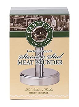 【中古】【輸入品・未使用】HIC Meat Pounder Flattener%ｶﾝﾏ% Stainless Steel%ｶﾝﾏ% 5-Inches Tall with 3.25-Inch Pounding Surface by HIC Harold Import Co.
