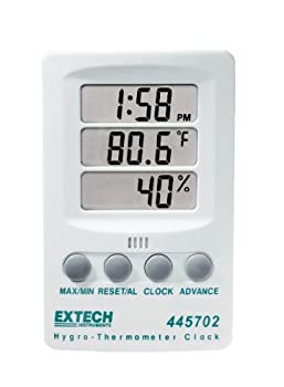 【中古】【輸入品・未使用】Extech 445702 Indicator Relative Humidity/Temperature with Clock [並行輸入品]