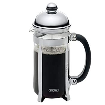 【中古】【輸入品・未使用】(Glass) - BonJour French Press Maximus with Flavour Lock Brewing%カンマ% 8-Cup%カンマ% Brushed Stainless