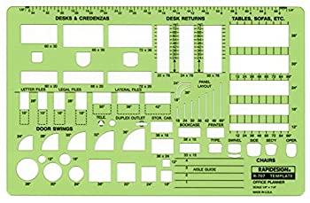 【中古】【輸入品・未使用】アルビン＆Coの707Rテンプレートオフィスプランナー