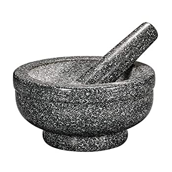 【中古】【輸入品・未使用】Cilio Giant Green Granite Mortar and Pestle%カンマ% 5 by 6.75-Inch Diameter%カンマ% Green by Cilio|ムジカ&フェリーチェ店