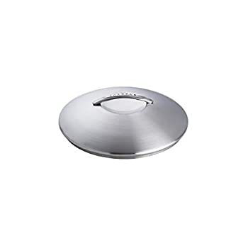 【中古】【インポート品・未当て嵌める】(23珊) - Scanpan Professional 24珊 Steel Lid