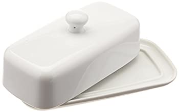 【中古】【輸入品・未使用】(Butter Dish%ｶﾝﾏ% Porcelain) - HIC Porcelain Butter Dish 18cm by 8.9cm by 5.7cm｜ムジカ＆フェリーチェ店