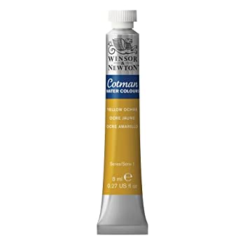 【中古】【インポート品・未当て嵌める】Winsor \u0026 Newton コットマン・ウォーターカラー 8ml 黄土744 文房具・事務用品-画材-日用品雑貨・文房具・手芸