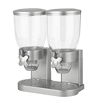 【中古】【輸入品・未使用】Zevro KCH-06124/GAT202 Indispensable Dry Food Dispenser%ｶﾝﾏ% Dual Control%ｶﾝﾏ% Silver by ZevrO