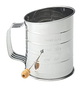 【中古】【輸入品・未使用】Mrs. Anderson's ベーキング 3カップ ステンレス スチール クランク 小麦粉 ふるい [並行輸入品]｜ムジカ＆フェリーチェ店