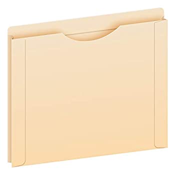【中古】【輸入品・未使用】Double-Ply Tabbed File Jacket with One Inch Expansion%カンマ% Letter%カンマ% Manila%カンマ% 50/Box (並行輸入品)