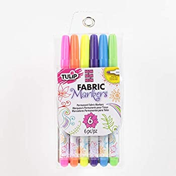 【中古】【輸入品・未使用】Tulip Writers Fabric Marker Set 6/Pkg-Neon (並行輸入品)|ムジカ&フェリーチェ店