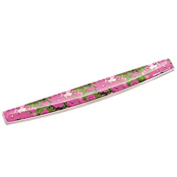 【中古】【インポート品・未当て嵌める】Gel Keyboard Palm Rest%ｶﾝﾏ% Photo%ｶﾝﾏ% 19 1/3%ﾀﾞﾌﾞﾙｸｫｰﾃ% x 19%ﾀﾞﾌﾞﾙｸｫｰﾃ%%ｶﾝﾏ% Pink Flowers (並行輸入品)