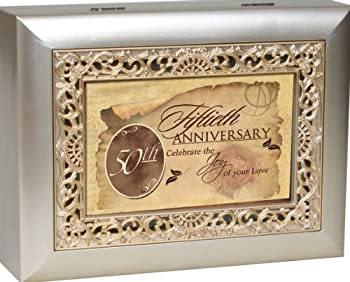 【中古】【輸入品・未使用】[コテージ ガーデン]Cottage Garden Music Box 50Th Anniversary Plays Unchained Melody With Ornate Champaign Silver Finish OMB54C [並行輸｜ムジカ＆フェリーチェ店