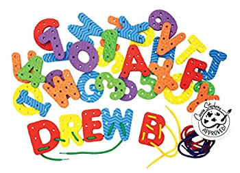 【中古】【輸入品・未使用】WonderFoam Lacing Letters & Numbers