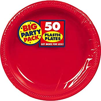 【中古】【インポート品・未当て嵌める】Big Party Pack 50 Count Plastic Dessert Plates%ｶﾝﾏ% 50 Pieces%ｶﾝﾏ% Made From Plastic%ｶﾝﾏ%