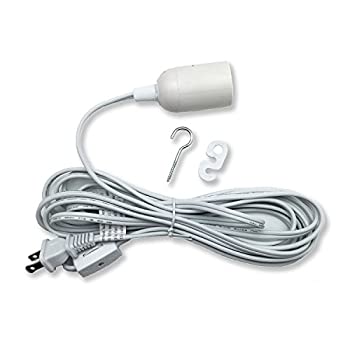【中古】【輸入品・未使用】Whirled PlanetR 吊り下げランタンコード オン/オフスイッチ付き ホワイト 12フィート