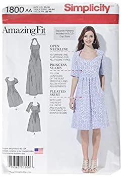 【中古】【輸入品・未使用】Simplicity Amazing Fit Pattern 1800 Misses Dress in 2 Lengths with Individual Pattern Pieces Size 10-12-14-16-18 by Simplicity Creative