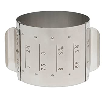 【中古】【輸入品・未使用】HIC Stainless Steel Food Ring%ｶﾝﾏ% Adjustable by HIC Harold Import Co.
