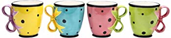 【中古】【輸入品・未使用】Appletree Design Dilly Dots Teacups%ｶﾝﾏ% 10.2cm %ｶﾝﾏ% Set of 4