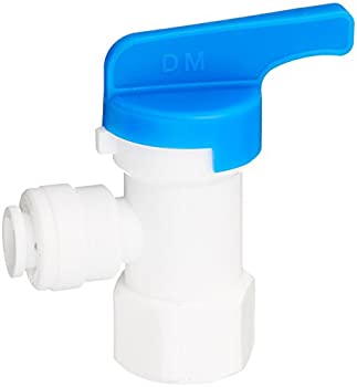 【中古】【輸入品・未使用】1/4 Quick Connect x 1/4 Female NPT Reverse Osmosis (RO) Tank Ball Valve by Hydronix