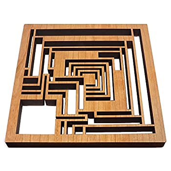 【中古】【輸入品・未使用】Frank Lloyd Wright Ennis Block Hardwood Trivet by Lightwave