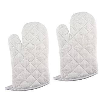 【中古】【インポート品・未当て嵌める】New Star 32123 Terry Cloth Oven Mitts/Gloves%ｶﾝﾏ% 33糎%ｶﾝﾏ% Set of 2