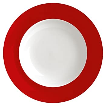 【中古】【輸入品・未使用】Waechtersbach Uno Soup Plates%カンマ% Chili%カンマ% Set of 4|ムジカ&フェリーチェ店