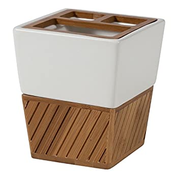 【中古】【輸入品・未使用】クリエイティブバースSBM60BRスパ竹歯ブラシホルダー [並行輸入品]