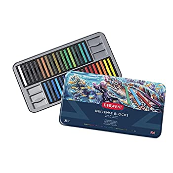 【中古】【インポート品・未当て嵌める】Inktense Blocks 36 Color Tin- (並行輸入品)