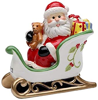 【中古】【輸入品・未使用】Cosmos Gifts 10661 Santa on Sleigh Magnetic Salt & Pepper｜ムジカ＆フェリーチェ店