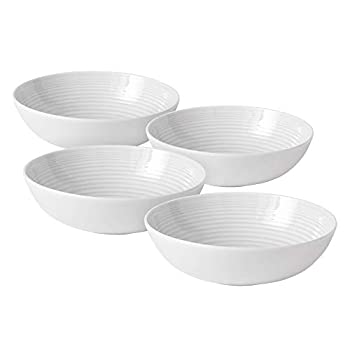 【中古】【輸入品・未使用】Royal Doulton Maze Open Vegetable/Pasta Bowl (Set of 4)%ｶﾝﾏ% White by Royal Doulton