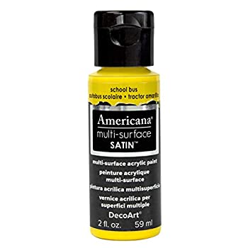 【中古】【輸入品・未使用】Americana Multi-Surface Satin Acrylic 2oz-School Bus (並行輸入品)｜ムジカ＆フェリーチェ店
