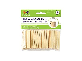 【中古】【輸入品・未使用】Mini Craft Sticks 2.125%ダブルクォーテ%X.25%ダブルクォーテ% 150/Pkg-Natural (並行輸入品)|ムジカ&フェリーチェ店